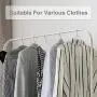HOUSE DAY Metal Hangers Wire Hangers 40 Pack Stainless Steel Hangers Metal Coat Hangers 16.5 Inch Heavy Duty Hangers Metal