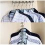 10PC Multifunctional Metal Clothes Closet Hangers Clothing Organizer Clothes Hanger Decoration