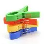 Rely2016 Beach Towel Quilt Clip Plastic Clothespins Laundry Clothes Quilt Clips Clothes Hanger Clamp Set of 4