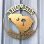 South Carolina Welcome Door Wreath, State Door Hanger, Welcome Sign