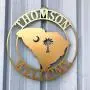 South Carolina Welcome Door Wreath, State Door Hanger, Welcome Sign