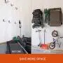 Ollieroo Garage Hooks and Hangers Utility Hooks Garage Storage Hooks Double Hooks Multi-size Organizer Hooks Wall Mount Tool Hanger Holder for Organizing Power Tools, Ladders, Bulk items (Pack of 8) Ollieroo Garage Hooks and Hangers Utility Hooks Garage Storage Hooks Double Hooks Multi-size Organizer Hooks Wall Mount Tool Hanger Holder for Organizing Power Tools, Ladders, Bulk items (Pack of 8)