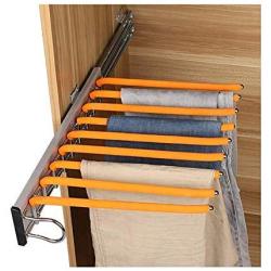 LUANT Closet Pants Hanger Bar Clothes Organizers for Space Saving and Storage,18" x 12-1/2