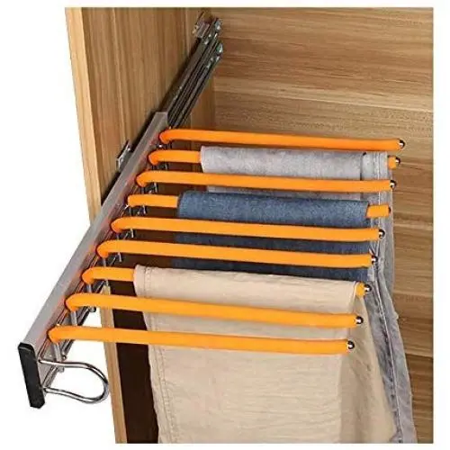LUANT Closet Pants Hanger Bar Clothes Organizers for Space Saving and Storage,18" x 12-1/2