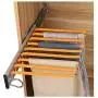LUANT Closet Pants Hanger Bar Clothes Organizers for Space Saving and Storage,18" x 12-1/2
