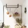 SONGMICS Wall-Mounted Clothes Rack, Industrial Pipe Clothes Hanging Bar, Space-Saving, 43.3 x 11.8 x 11.5 Inches, Holds up to 132 lb, Easy Assembly, for Small Space, Black UHSR64BK SONGMICS Wall-Mounted Clothes Rack, Industrial Pipe Clothes Hanging Bar, Space-Saving, 43.3 x 11.8 x 11.5 Inches, Holds up to 132 lb, Easy Assembly, for Small Space, Black UHSR64BK