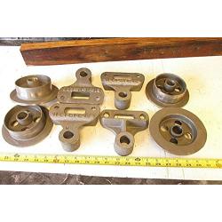 Mining ORE CART Mine CAR KIT 4 Wheel 4 AXLE Hanger CAST Iron