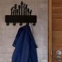 Guitar Design Home Decor Wall Art Wall Hook Bedroom Decor Hanger Music Instrument Coat Bags Clothes Hook Keys Holder Towel Hooks for Music Lover Gift
