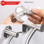 GERUIKE Adhesive Towel Ring Wall Mount Hand Towel Ring Self Adhesive Towel Hanger Stainless Steel Rustproof Brushed Bathroom Hardware