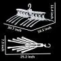 homeclub Clothes Folding Hanger for Travel, 360°Rotating Space Saver, Magic Garment Collapsible Hanger for Home/Trip/Camping, Clothing Storage Organizer Rack for Adult Kids Shirt/Sweater/Suit Pants