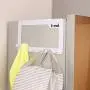 BAOYOUNI Coat Rack Over The Door 6 Hooks Modern Home & Office Decor Organizer Hanger for Clothes, Hat, Keyrings, Towels, Robes 14.17x7.48x1.1 (White) BAOYOUNI Coat Rack Over The Door 6 Hooks Modern Home & Office Decor Organizer Hanger for Clothes, Hat, Keyrings, Towels, Robes 14.17x7.48x1.1 (White)