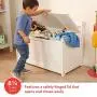 Melissa & Doug Wooden Toy Chest, Sturdy Wooden Chest (4.5 Cubic Feet of Storage, Easy to Assemble, White, Great Gift for Girls and Boys - Best for 3, 4, 5 Year Olds and Up) Melissa & Doug Wooden Toy Chest, Sturdy Wooden Chest (4.5 Cubic Feet of Storage, Easy to Assemble, White, Great Gift for Girls and Boys - Best for 3, 4, 5 Year Olds and Up)