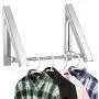 LECDDL Retractable Clothes Racks - Laundry Hangers Wall Mount - Wall Mounted Folding Clothes Hanger Drying Rack - Waterproof Indoor Outdoor Wall Mounted Clothes Hanger, 2 Racks with Rod LECDDL Retractable Clothes Racks - Laundry Hangers Wall Mount - Wall Mounted Folding Clothes Hanger Drying Rack - Waterproof Indoor Outdoor Wall Mounted Clothes Hanger, 2 Racks with Rod