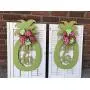 Custom Pineapple Monogram Door Hanger Summer Pineapple Decor Monogram Pineapple Welcome Decor Pineapple Door Hanger Monogram Wedding Gift Double Door Hangers Mothers Day Gift Birthday Welcome Wreath