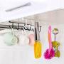 FIN86 Functional Kitchen Storage Tools, Kitchen Storage Rack Cupboard Hanging Hook Hanger Chest Storage Organizer Holder (Black)