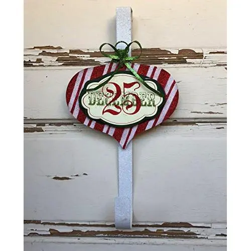 AGD Christmas Decor - Designer December 25th Bulb Wreath Door Hanger AGD Christmas Decor - Designer December 25th Bulb Wreath Door Hanger