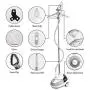 Minetom Garment Fabric Steamer- Full Size Heavy Duty Professional Garment Steamer with Hanger, Brush, Anti-scalding, 70 min Continuous, 4 Level Steam Adjustment Minetom Garment Fabric Steamer- Full Size Heavy Duty Professional Garment Steamer with Hanger, Brush, Anti-scalding, 70 min Continuous, 4 Level Steam Adjustment