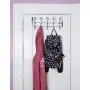 Galashield Over The Door Hook Pink Acrylic Hooks and Stainless Steel Organizer Door Hanger Towel Rack (10 Hooks)