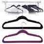 COMOTS 120pcs Black Velvet Non-Slip Thin Clothes Clothing Hangers, Space Saving Closet Storage Helper Household COMOTS 120pcs Black Velvet Non-Slip Thin Clothes Clothing Hangers, Space Saving Closet Storage Helper Household