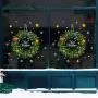 Artificial Christmas Wreath with Pine Cones, Christmas Wreath Garland Ornaments for Garland Entrance Hanger Christmas Decoration, 30/ 45Cm