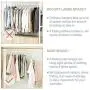 Haphome Hangers Space Saving Non-Slip Multi-Function Magical Suit (1-Pack) Ultra Thin Space Saving 360 Degree Swivel Hook Strong Durable Clothes Hangers Hold Up-to 30 Lbs (White, 8) Haphome Hangers Space Saving Non-Slip Multi-Function Magical Suit (1-Pack) Ultra Thin Space Saving 360 Degree Swivel Hook Strong Durable Clothes Hangers Hold Up-to 30 Lbs (White, 8)