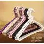 10pcs Random Color Clothes Hanger Organizer Plastic Pearl Home Storage Rack Holder Elegant 10pcs Random Color Clothes Hanger Organizer Plastic Pearl Home Storage Rack Holder Elegant
