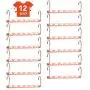 HOUSE DAY Magic Hangers Space Saving Hangers for Clothes Hangers Space Saving Wardrobe Clothing Hanger Oragnizer Closet Space Saver Hangers (8 Pack) HOUSE DAY Magic Hangers Space Saving Hangers for Clothes Hangers Space Saving Wardrobe Clothing Hanger Oragnizer Closet Space Saver Hangers (8 Pack)