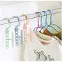 10pcs Random Color 5 Circle Plastic Hanger Cabide Clothes Hanger Hook Hanger Organizer Fixed Holder Storage Racks Buckle Hanger Anti-Slip Home 10pcs Random Color 5 Circle Plastic Hanger Cabide Clothes Hanger Hook Hanger Organizer Fixed Holder Storage Racks Buckle Hanger Anti-Slip Home