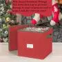 Christmas Ornament Storage Boxes with Lid - Store up to 64 Christmas Ornaments and Holiday Decor, a Storage Cube and Christmas Boxes Container to Preserve Holiday Decorations ? Durable 600D Material Christmas Ornament Storage Boxes with Lid - Store up to 64 Christmas Ornaments and Holiday Decor, a Storage Cube and Christmas Boxes Container to Preserve Holiday Decorations ? Durable 600D Material
