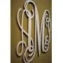 24" Wooden Vine Monogram Letters, Large Wood Monogram, Monogram Wall Art, Vine Monogram, Monogram Door Hanger