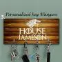 Key Hanger, Personalized Key Holder, Anniversary Gift, Housewarming Gift, game of thrones key holder,custom key rack,custom key holder,stark gift, stark key holder, key holder for wall