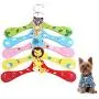 10PC Random Color Pet Dog Child Clothes Hanger Cartoon Design Animal Cute Wooden Hangers