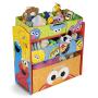 Delta Children 6-Bin Toy Storage Organizer, Sesame Street