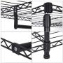 PNPGlobal 48&quotx18&quotx71" Closet Organizer Garment Rack Portable Clothes Hanger Home Shelf