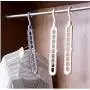 Multifunction Support Clothes Drying Rack Creative Clothes Hanger Plastic Scarf Clothes Hangers Hangers Storage Racks 10pcs Random Color