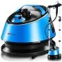 HYD-PARTS Blue Professional Home Garment Steamer,Dual Bar Clothes Steamer with Brush and Garment Hanger HYD-PARTS Blue Professional Home Garment Steamer,Dual Bar Clothes Steamer with Brush and Garment Hanger