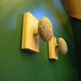 Wall hanger - Coat Rack with natural Beach STONES - Hardwood Handcrafted Unique gift. Wall mounted solid wood coat rack with natural Stones