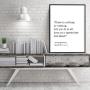 Sit Down at a Typewriter and Bleed Ernest Hemingway, Author Signature Literary Quote Print. Fine Art Paper, Laminated, Framed, or Canvas with Hanger. Multiple Sizes for Home, Office, or School.