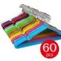 Lomani 60-Pack Clothes Hangers Nano-Dip Non Slip Hangers Space Saving, No Shoulder Bump Suit Hangers, Excellent for Men Women Clothes Rack