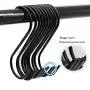 30 Pack ESFUN Heavy Duty S Hooks Black Steel S Shaped Hooks for Hanging Pans Pots Plants Bags Towels Kitchen Hooks Hanger, Large 3.5 inch 30 Pack ESFUN Heavy Duty S Hooks Black Steel S Shaped Hooks for Hanging Pans Pots Plants Bags Towels Kitchen Hooks Hanger, Large 3.5 inch