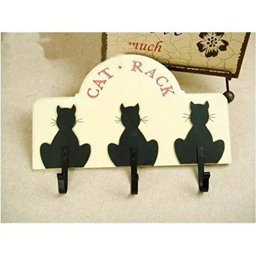 Christmas Gift 2 Pcs Set Kitty Cat Vintage Hand Made Painted Poly Resin Clutch and Perfume Home Door Wall Mount Hooks Home Towel Clothes Hat Coat Key Hanger (Cat) Christmas Gift 2 Pcs Set Kitty Cat Vintage Hand Made Painted Poly Resin Clutch and Perfume Home Door Wall Mount Hooks Home Towel Clothes Hat Coat Key Hanger (Cat)