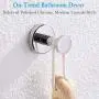Robe Towel Hook Polished Chrome, APLusee SUS304 Stainless Steel Modern Utility Coat Holder Round Shower Cloth Hanger, Bathroom Kitchen Garage Storage