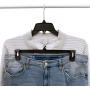 Hanger Central Heavy-Duty Black Plastic Closet Department Store Pants Hangers, 14 Inch, 200 Pack