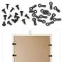300 Picture Turn Button Fasteners Photo Frame Hardware and 300 Screws for Craft, Hanging, Drawing, Black 300 Picture Turn Button Fasteners Photo Frame Hardware and 300 Screws for Craft, Hanging, Drawing, Black