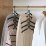 Kiode 5 in 1 Multi-Layer Clothes Hangers,Multi Layers Wardrobe Clothes Rack Space-Saving,Multi-Metal Wardrobe Clothes Storage Rack Detachable Hanger