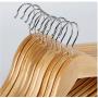 10pcs Solid Wood Hanger Non-Slip Hangers Clothes Hangers Shirts Sweaters Dress Hanger Drying Rack