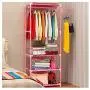 YMJ Metal Iron Coat Rack Floor Standing Clothes Hanging Storage Shelf Clothes Hanger Racks Bedroom Furniture Coat Racks (Color : 3)