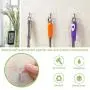 Adhesive Hooks,Transparent Seamless Stainless Steel Ultra Strong Wall Hooks for Kitchen Bathroom Ceiling Door Utility Hooks(12 PCS) Adhesive Hooks,Transparent Seamless Stainless Steel Ultra Strong Wall Hooks for Kitchen Bathroom Ceiling Door Utility Hooks(12 PCS)