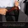 Coat, Clothing, and Closet Hangers, Set of 2, Wooden and Velvet with Swivel Hook - Jacket and Suit Hanger Sets with Non-Slip Pant Bar For Men and Women - Stylish, Gift Set