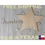 July 4th Patriotic Americana Red,White & Blue Unfinished Wood Crafts Cutouts Sign Kit Door Hanger Wreath